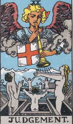 El Juicio, carta del tarot Rider-Waite-Smith